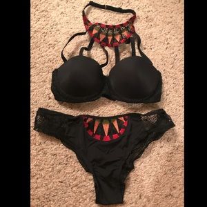High Neck Mesh Rave Set swimsuit bikini